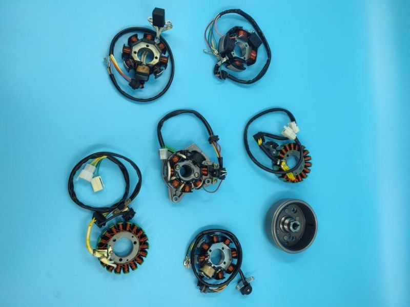 Motorcycle Spare Parts Accessories Morex Genuine Coil Stator & Rotor Magneto Storm-8 Original Suzuki YAMAHA Bajaj Vespa