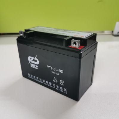 Yt6.5-BS 12V6.5ah Rechargeable Battery Motorcycle Battery VRLA Battery Lead Acid Battery