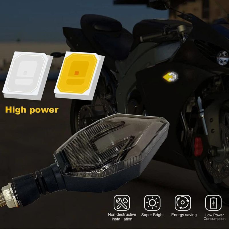 Brake Light Switch Universal 12V LED Motorcycle Turn Signals Light