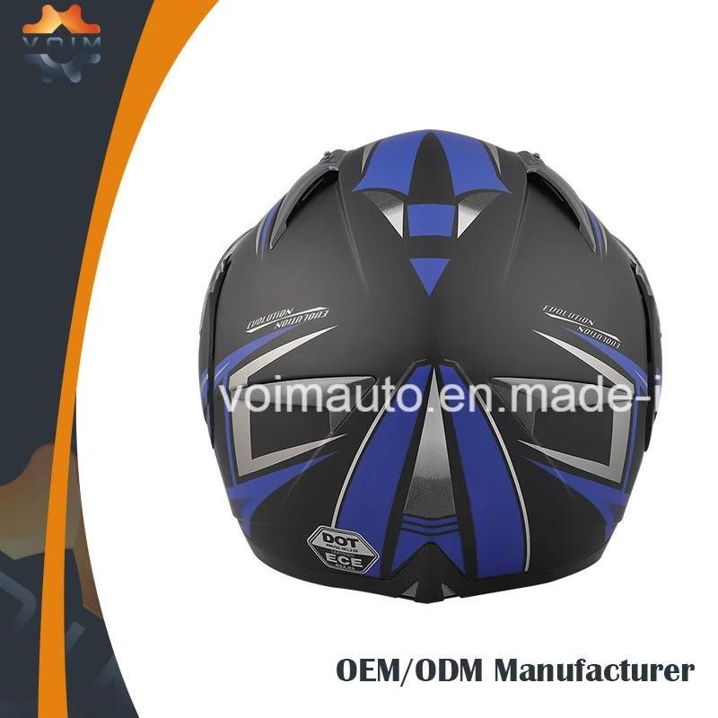 Manufacture Full Face Motor Helmet with Removable Ear Parts DOT