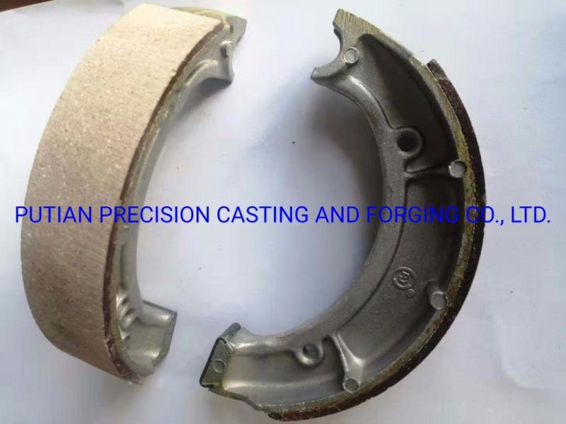 High Quality, High Wear Resistance, No Nosise, Asbestos or Asbestos Free -Motorcycle Brake Shoes Parts for Lh250