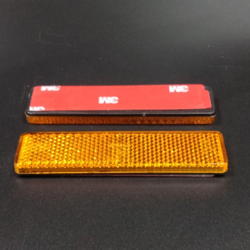 PMMA Rectangle Motorcycle LED Reflector, Reflex Side Reflector