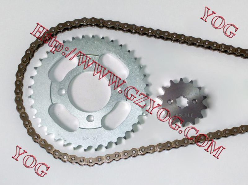 Motorcycle Transmission Parts Motorcycle Chain Sprocket Set Kit De Transmision Jialing125 Jh125L