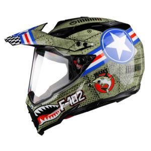 DOT/CE High Impact Resistance Comfortable Full Face Cross-Country Motorcycle Helmet