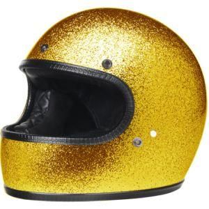 DOT/CE Approved Fiberglass/ABS Full Face Motorcycle Helmet Leather Lining Male/Female