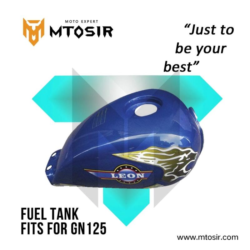 Mtosir Fuel Tank for Suzuki Ava Gn125/Gn125h/Gn12 High Quality Oil Tank Gas Fuel Tank Container Motorcycle Spare Parts Chassis Frame Part Motorcycle Accessories