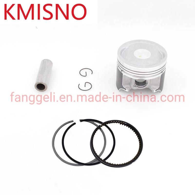 Motorcycle 52 mm Piston 14 mm Pin Ring Set Kit Assembly for Haojue Suzuki An125 HS125 HS125t 125cc engine  Spare Parts