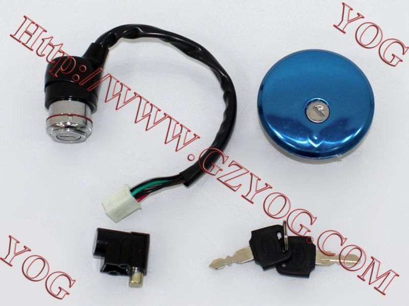 Yog Spare Parts Motorcycle Bajaj Boxer Tvs Key Ignition Switch Bros150 Nxr Cg125 Biz125 Scooter Gy6 Wave110 Ybr125 Ft125 Ds150 Vs90 CS125 Cgl125 Gl125 Titan150