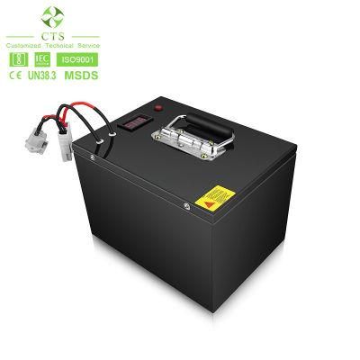 Hotsale Electric Bicycle Escooter Li Ion Battery 72V 30ah 40ah 50ah 60ah, LiFePO4 Lithium Starter Battery 60V 2000W 3000W Motor with BMS