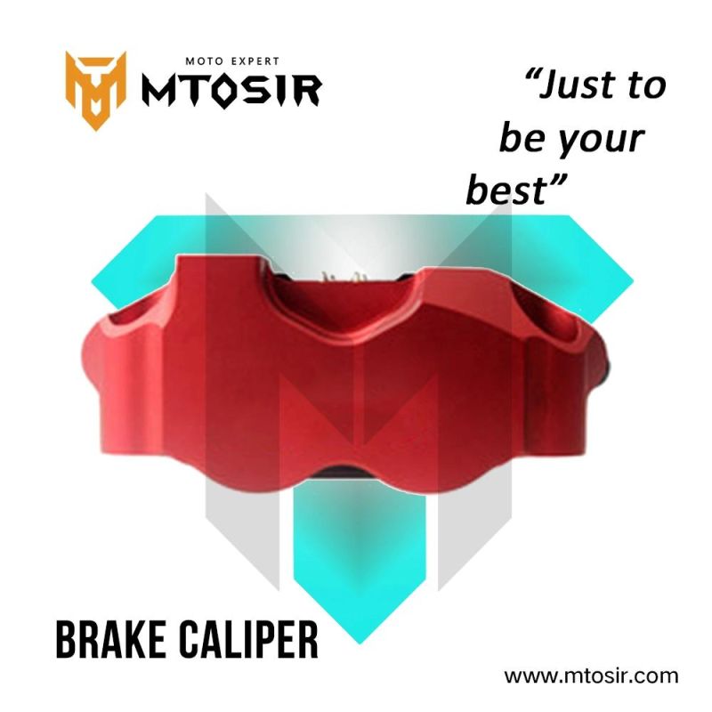Mtosir High Quality Brake Caliper Motorcycle Accessories Fit for Ybr, Honda, Suzuki, Bajaj Red Gold Silver Aluminium Motorcycle Spare Parts