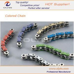 415h, 420h Colored Motorcycle Chain for Motor Parts