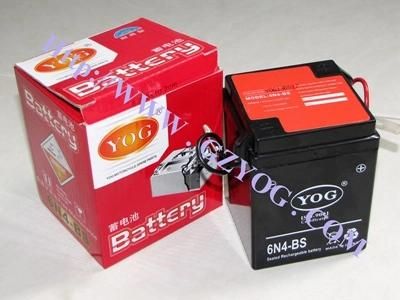 Yog Power Supply Motorcycle Dry Battery 6n4-BS Ytx7dlbs Ytx4lbs Ytx6.5BS