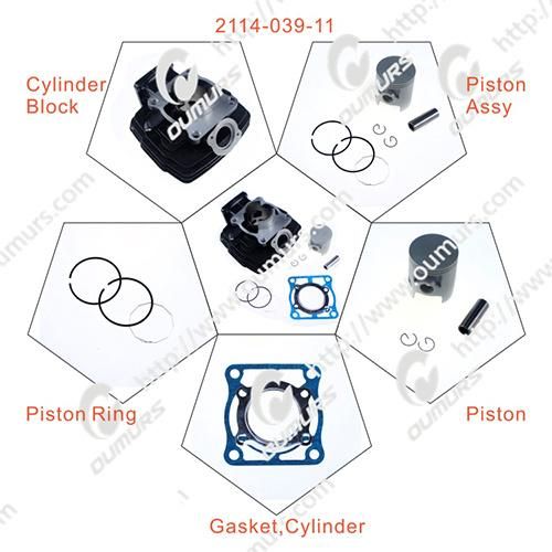 Motorcycle Spare Part Motorcycle Engine Cylinder Kit for YAMAHA Dt125