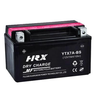 Ytx7a-BS Dry Charge Maintenance Free Motorcycle Battery