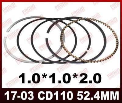 CD110/C110 Motorcycle Piston Ring High Quality Motorcyle Spare Parts