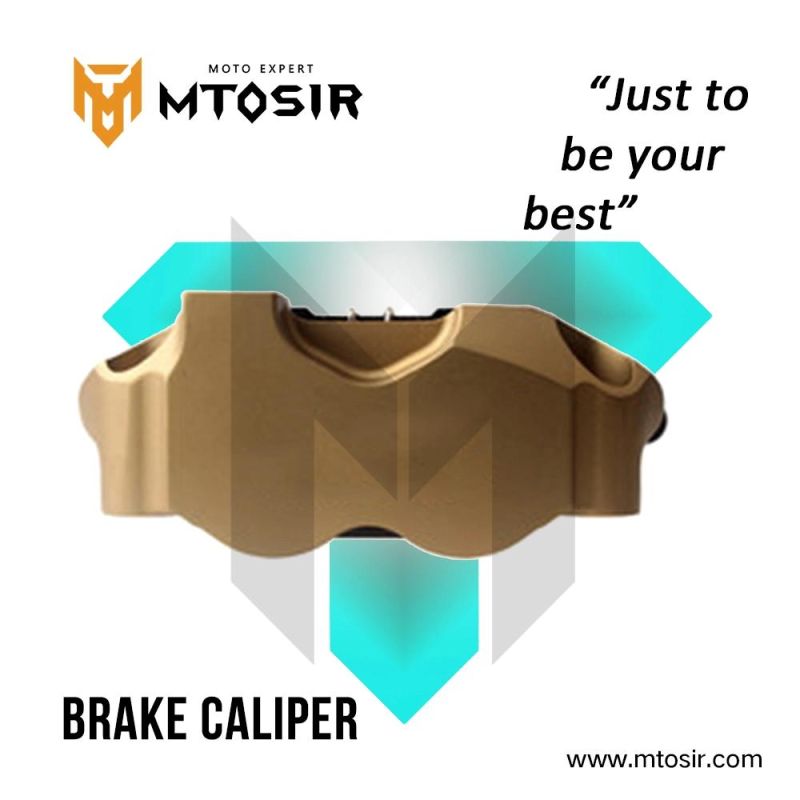 Mtosir High Quality Brake Caliper Motorcycle Accessories Fit for Ybr, Honda, Suzuki, Bajaj Red Gold Silver Aluminium Motorcycle Spare Parts