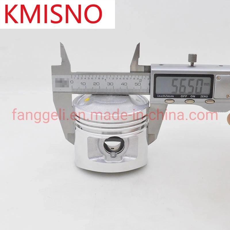 Motorcycle 56.5mm Piston 15mm Pin Ring 1.2*1.2*2.5mm Set for Honda Wy125 CB125 Wh125 Wy CB Wh 125 125cc Ajp engine Spare Parts