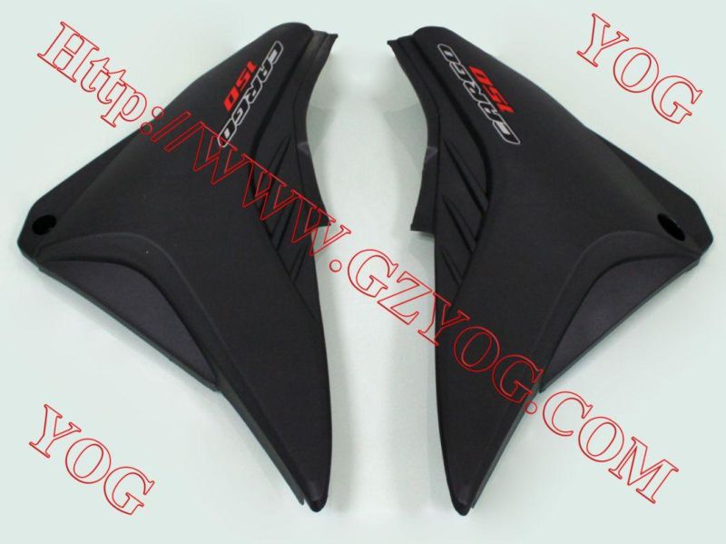 Yog Motorcycle Spare Parts Tank Side Cover for Ranguer150 Tvs Victor Glx125 Gxt200