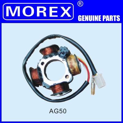 Motorcycle Spare Parts Accessories Morex Genuine Coil Startor &amp; Rotor Magnetor AG-50 Original Suzuki YAMAHA Bajaj Vespa