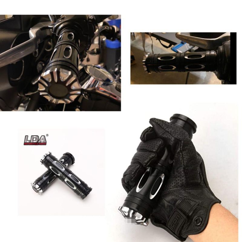 1" Contrast Cut Grips Electronic Throttle Grip Flhx Handlebar Grips for Harley Electronic Throttle Grips