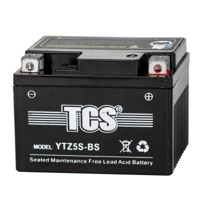 Sealed Maintenance Free Motorcycle Battery TCS YTZ5S-BS