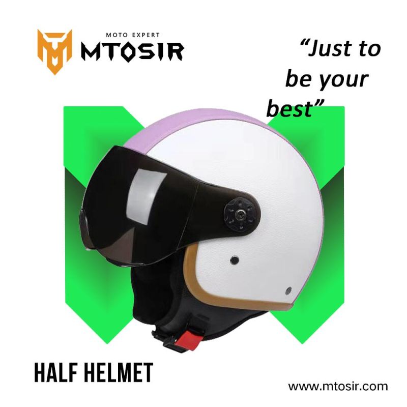 Mtosir Motorcycle Helmet Motorcycle Accessories Four Seasons Universal Half Face Electric Bicycle Motorcycle Helmet