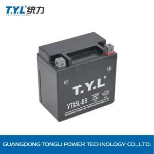 Tyl Ytx5l-BS 12V5ah Saled-Lead-Acid Maintenance Free Motorcycle Battery