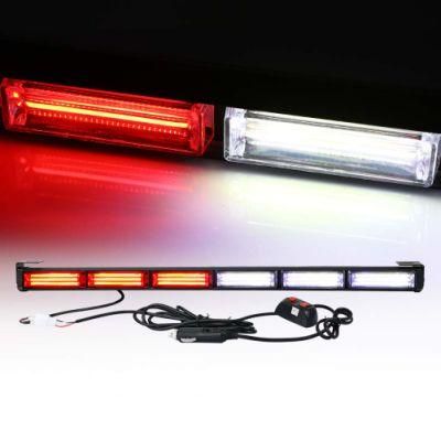 Red and White Two-Color Long-Distance Visible High-Brightness Emergency/Construction Vehicle Safety Warning Light
