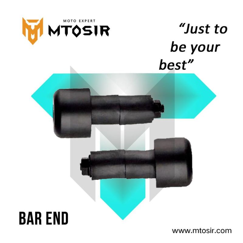 Mtosir High Quality Handle Bar End Universal Motorcycle Accessories Motorcycle Spare Parts Chrome Black Handle Grip Bar End