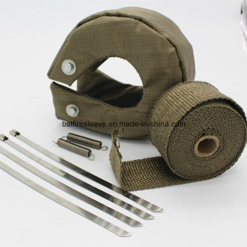 Titanium Lava Exhaust Heat Wrap