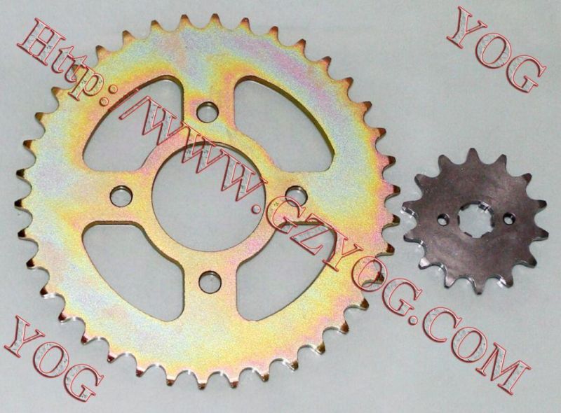 Yog Motorcycle Parts Sprocket Kit for Bajaj Pulsar 200 Cg125 Bajajbm150 Bajajboxer