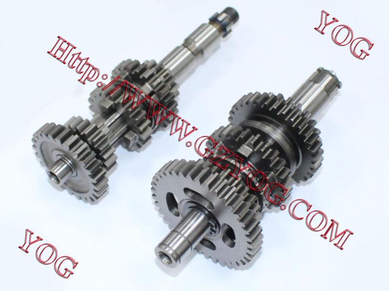 Motorcycle Engine Gear Box Transmission Transmicion Eje Cambios Comp. Qingqi200 Ybr125 Cg125