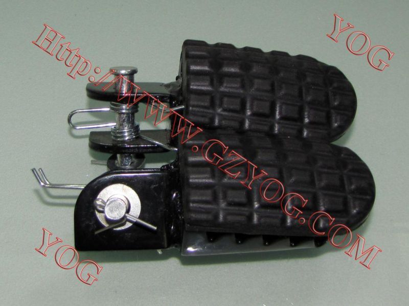 Yog Motorcycle Spare Parts Motorcycle Rear Footrest for Italika125, Jh70, Ybr125