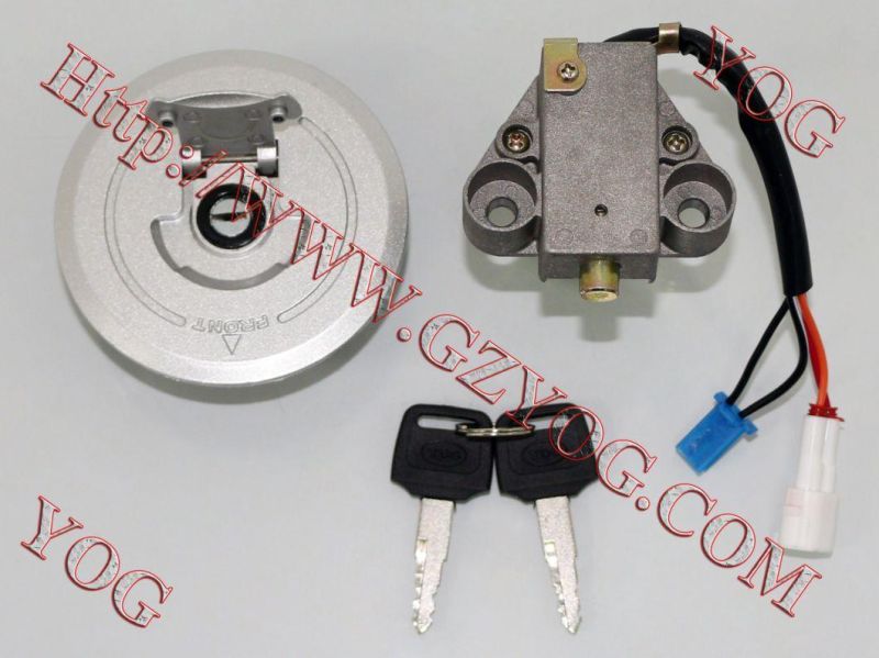 Yog Spare Parts Motorcycle Bajaj Boxer Tvs Key Ignition Switch Bros150 Nxr Cg125 Biz125 Scooter Gy6 Wave110 Ybr125 Ft125 Ds150 Vs90 CS125 Cgl125 Gl125 Titan150