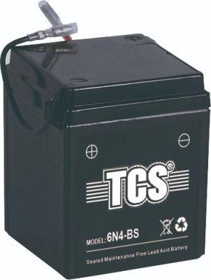 Sealed Maintenance Free Motorcycle Battery TCS 6N4-BS