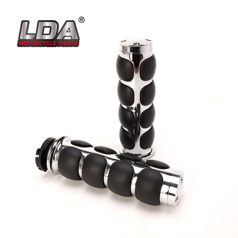 Motorcycle Hand Grips Universal Handgrip for 1" (22mm or 25mm) Handle Bar Compatible with Harley Dyna Sportster Fat Boy