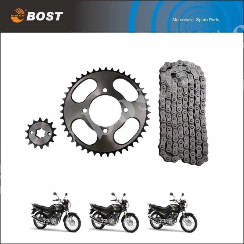 Motorcycle Transmission Parts Chain Sprockets for YAMAHA Ybr125 Cc Motorbikes