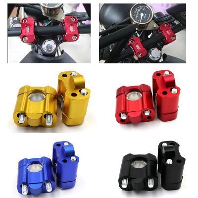 Universal 7/8&quot; 22mm 28mm CNC Aluminum Dirt Bike Handlebar Riser Clamps Motorcycle Parts