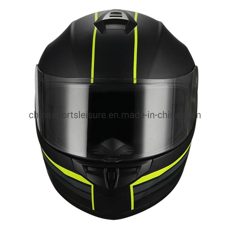 Low Price PC Single Visor Full Face Motorcycle Helmet with DOT Certification