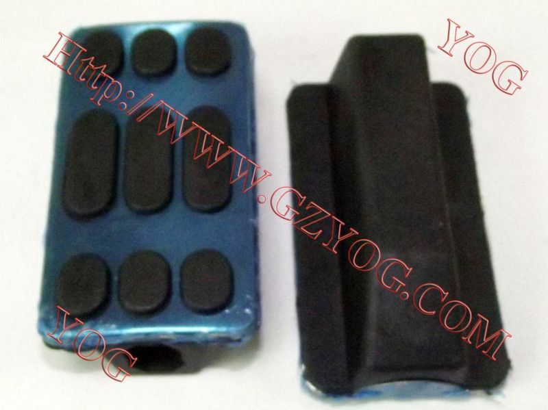 Motorcycle Spare Part Front Footrest Rubber for Bajaj Boxer, CB125ace, Tvs Star