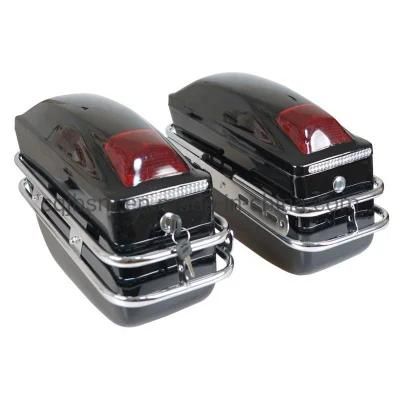 Cqjb Manufacture Motorcycle Luggage Side Tail Boxes