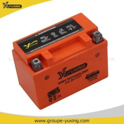 Yuxing Motorcycle Spare Parts Scooter Engine Maintenance-Free Mf12V9-1A 12V9ah Motorcycle Battery for Motorbike