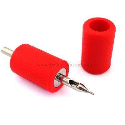 Custom Soft Silicone Gel Rubber Durable Antiskid Tattoo Tube/Pen/Grip Sleeve/Covers