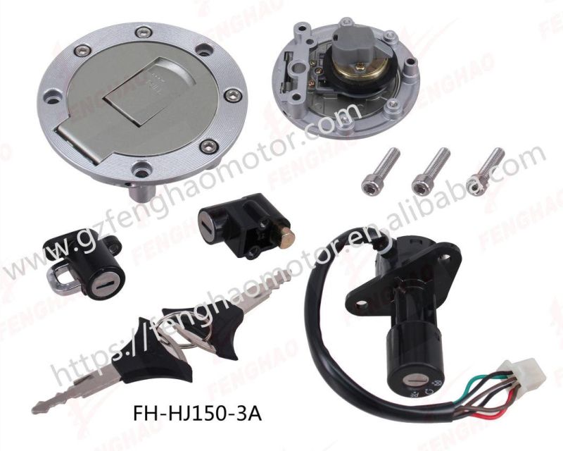 Motorcycle Parts High Quality Lock Set Haojiang Hj125/Hj125-150-3A/Hj125-150-5