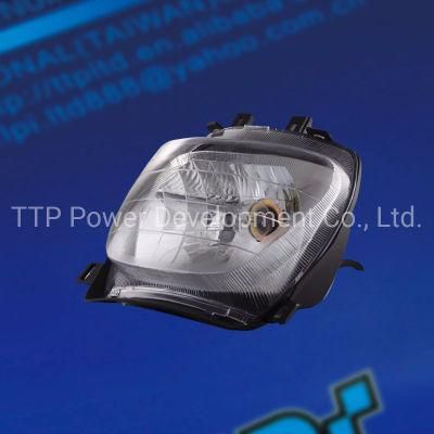 Electirc Parts Motorcycle Accessories Electric Headlight, PP Headlamp with Bulb 12V35/35W