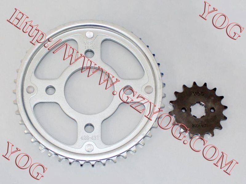 Motorcycle Part Transmission Sprocket Kit Tvs Star Bajaj Boxer