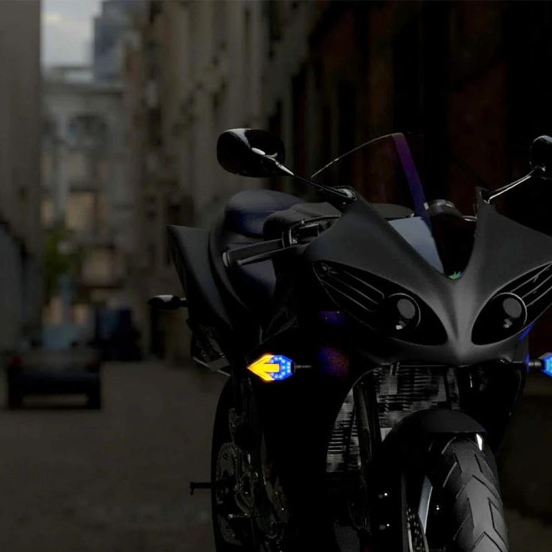 Arrow Style Motorcycle Turn Signal Light Motorbike LED Lamp Scooter Turn Light Autobike LED Stoplamp