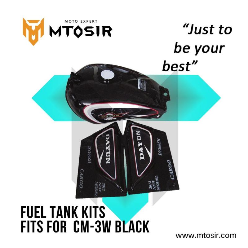 Mtosir Motorcycle Fuel Tank Kits Cgl125 Black Side Cover Motorcycle Spare Parts Motorcycle Plastic Body Parts Fuel Tank
