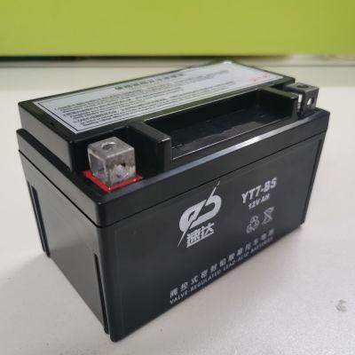 Yt7-BS 12V7ah Rechargeable Battery Motorcycle Battery VRLA Battery Lead Acid Battery