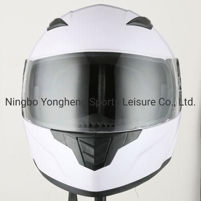 Wholesale ABS Solid Full Face Motorcycle Parts Helmet with DOT Certification